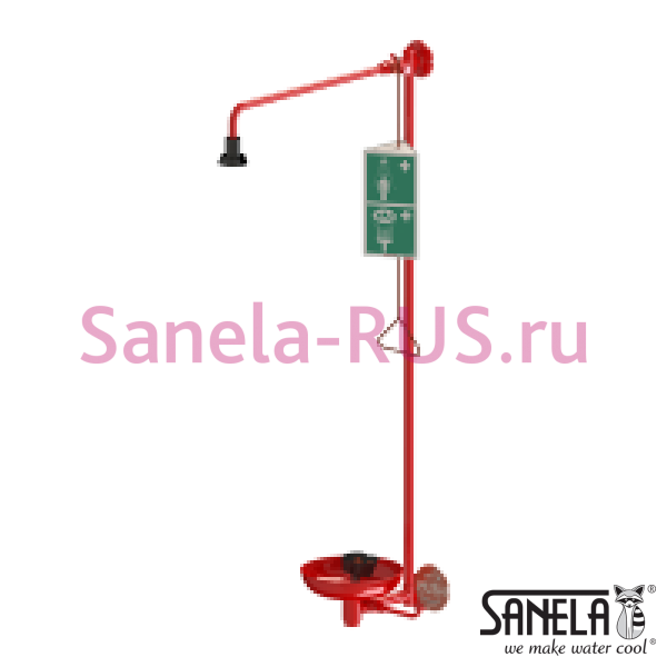 Душевая стойка с глазным душем SLSN 23Z