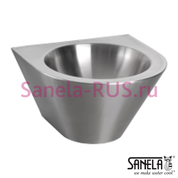 Нержавеющая конусная раковина 320мм SLUN 58