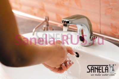 Сенсорный смеситель SLU 15 арт: 03150 Sanela Чехия (фото, схема)