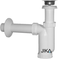 Сифон для писсуара JIKA Domino горизонтальный выпуск арт: 8.9073.0.000.000.1 Чехия (фото, схема)