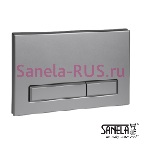 Кнопка SLW 52 (для инсталляции SLR 21, матовый хром) Кнопка SLW 52 (для инсталляции SLR 21, матовый хром)